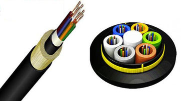 Qualität  24core All Dielectric ADSS Non Metallic  self-supporting aerial  Fiber Optic Cable Fabrik