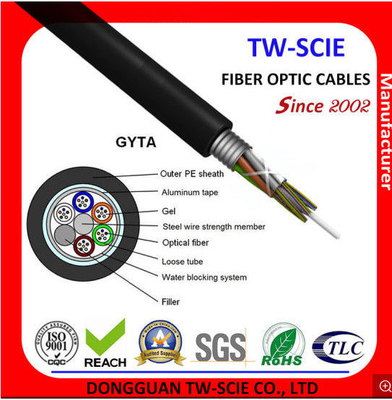 BAND-Armor Design Soem-LWL - Kabel-Lieferanten des PET Hüllen-im Freien lose Rohr-Lichtwellenleiter-G652D Aluminium