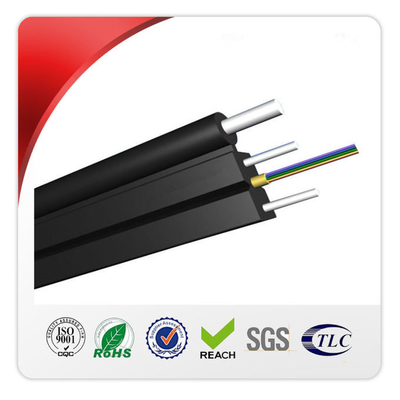 HS Code im Freien 8544700000 der 2 Kern-mit Stahldraht verstärken FTTH-Innentransceiverkabel