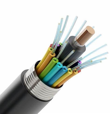 5 mm/7 mm/9 mm/12 mm/15 mm PVC-Jackett Direktvergrabenes Glasfaserkabel für die schnelle Datenübertragung