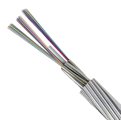 Zentralrohr OPGW Glasfaserkabel mit PE-Jackett für FTTH FTTB FTTX-Netzwerk