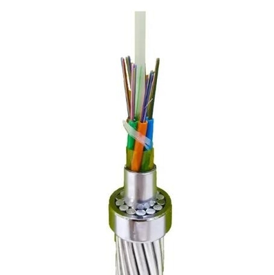 OPGW Typische Konstruktionen von zentralen, überzogenem Edelstahlrohr für die Luftinstallation für Stromkommunikation