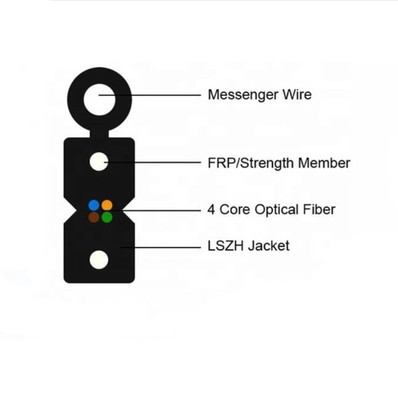 Außenfaser-Single-Mode-G. 657A1 G. 657A2 Glasfaser-FTTH-Dropkabel