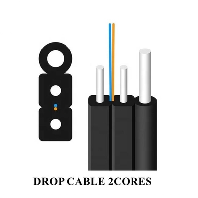 Außenfaser-Single-Mode-G. 657A1 G. 657A2 Glasfaser-FTTH-Dropkabel