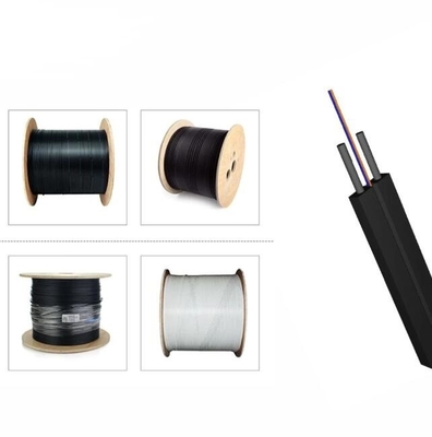 16 Kern Zentralrohr PE Jacket FTTH Glasfaserkabel mit Stahldraht Stärke Mitglied