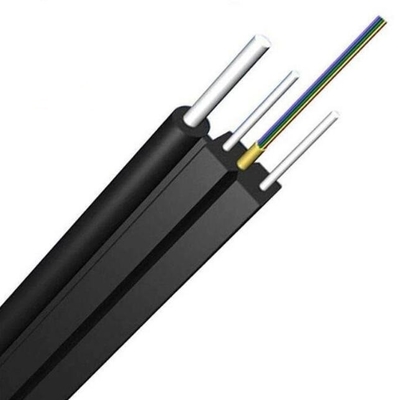 FTTH-Dropkabel 2 Kern G657A2 Faser 3 Stahldraht LSZH Jacket Glasfaserkabel