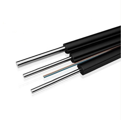 FTTH-Dropkabel 2 Kern G657A2 Faser 3 Stahldraht LSZH Jacket Glasfaserkabel