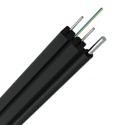 Optische Faser 4 Kern 2 km FTTH-Drop-Kabel