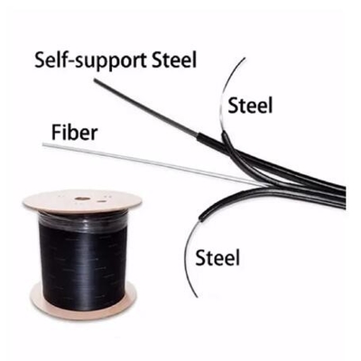 Optische Faser 4 Kern 2 km FTTH-Drop-Kabel