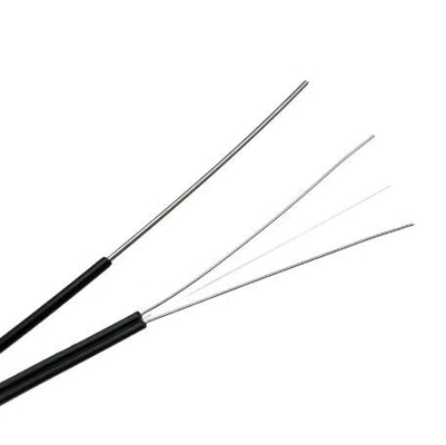 Außen 1 Kern 2 Kern 4 Kern Stahldraht Drop Glasfaserkabel für FTTH