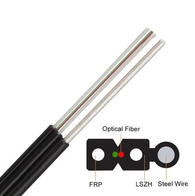Optische Luftfaser-Optische Kabel Stahlverstärkung FTTX FTTH FTTR Drop-Faserkabel