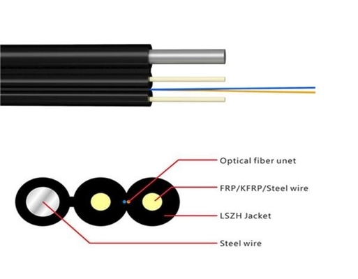 FTTH-Dropkabel 1 CORE G657A2 G657A1 Glasfaserkabel