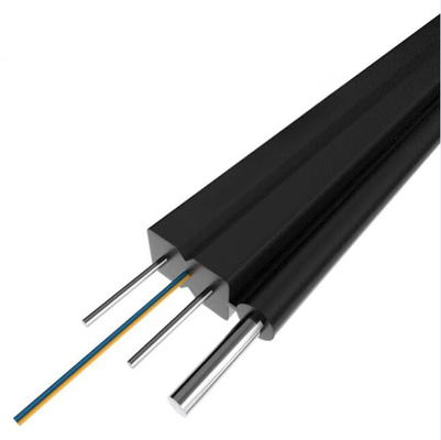 4 Kern flache selbsttragende FTTH Outdoor Drop Glasfaserkabel