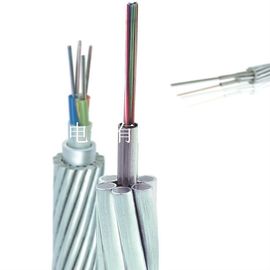 Clading Edelstahl optisches zusammengesetztes obenliegendes Erdungs-Aluminiumkabel 72core OPGW