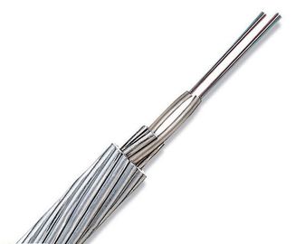 Clading Edelstahl optisches zusammengesetztes obenliegendes Erdungs-Aluminiumkabel 72core OPGW