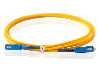 Faser-Verbindungskabel Sc UPC, PVC-Jacke Soem Faser-Starthilfekabel Inspektions-3.0mm