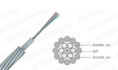 Zentrale clading staineless optische Aluminiumstahleinheit des OPGW-aliminumlegierungs-Drahtes