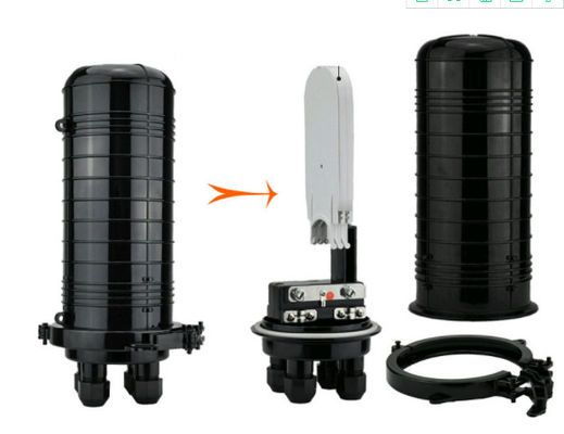 36 Kern-Lichtwellenleiter-Gelenk-Schließungs-horizontale Art schwarze Farbe