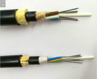 Kern-flexibles gepanzertes Kabel ADSS PET Jacken-2-144 lösen Rohr-Lichtwellenleiter, Lichtwellenleiter im Freien