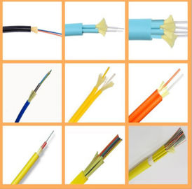 Kern-Lichtwellenleiter des Monomode--24, Faser-Optiknetz-Kabel-Antiflamme