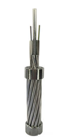 Edelstahl-Rohr-Monomode- Opgw Alu verkabeln plattiertes -40℃ zum Betriebs70℃ temp