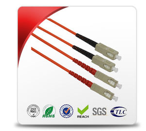 0.9mm - 3.0mm Durchmesser LC zum Sc-Einmodenfaser-Flecken-Kabel bedienungsfreundlich