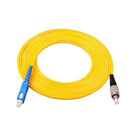 FC UPC Simplexbetrieb 3.0mm Sc UPC zum PVC-Einmodenfaser-Flecken-Kabel, Pullover-Faser-Verbindungskabel