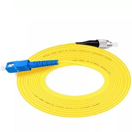Faser-Verbindungskabel Sc UPC, PVC-Jacke Soem Faser-Starthilfekabel Inspektions-3.0mm