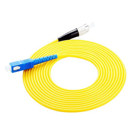 FC UPC Simplexbetrieb 3.0mm Sc UPC zum PVC-Einmodenfaser-Flecken-Kabel, Pullover-Faser-Verbindungskabel