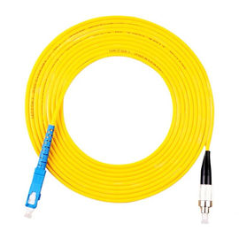 FC UPC Simplexbetrieb 3.0mm Sc UPC zum PVC-Einmodenfaser-Flecken-Kabel, Pullover-Faser-Verbindungskabel