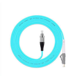 5PCS/Lot FC/UPC - LC/UPC OM3 LWL - Kabel-optischer Simplexpullover des Faser-Optikverbindungskabel-10G 50/125 in mehreren Betriebsarten
