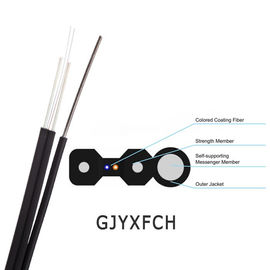 Kern-Monomode--Abbildung 8-Lichtwellenleiter GJYXCH/GJYXFCH selbsttragender FTTH des Transceiverkabel-1/2/4 im Freien