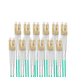 1-teilige MPO-LC 24 Faser-Optikverbindungskabel-Kabel 3M Multimode Connector Kern-MPO OM3