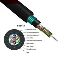Kern-Struktur-Faser-gepanzertes Optikkabel der Kommunikations-GYTY53 großes