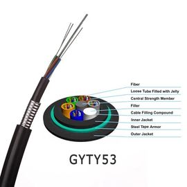 Kern-Struktur-Faser-gepanzertes Optikkabel der Kommunikations-GYTY53 großes