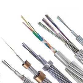 60 optische Erdungs-Luftlichtwellenleiterdoppelschicht des Kern-OPGW schwemmte im Freien OPGW an