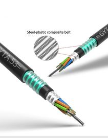 Unterirdisches Kabel GYTA 53 12 Kernfaseroptisches Kabel mit doppelter Rüstung und PE-Hülle