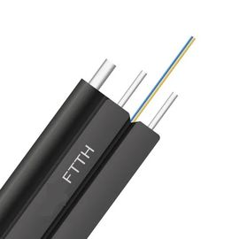 PVC- oder LSZH-Jacken-Bote-Wire Ftth Drop-Kabel-Faser-Optik