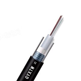 8.9mm Kabeldurchmesser GYXTW 12 Kern G652D Zentrales Lockerrohr Außenantenne und Kanal Glasfaserkabeldraht mit PE-Jacket
