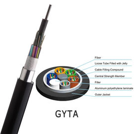 Stranded GYTA Outdoor Antenne und Kanal 72 Kern Single Mode Glasfaserkabel
