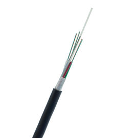 4 nicht-metallischer Luftkabel GYFTY des Kern-losen Rohrs Lichtwellenleiter im Freien