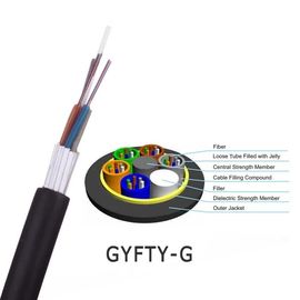 Ofc-Kabel-loses Rohr-nicht-metallisches u. nicht- gepanzertes im Freien Kern GYFTY 12