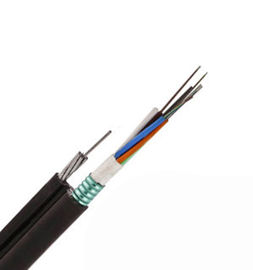 12 schwemmte 24 72 96 Luft-GYTC8S loses Rohr des Kern-FIG8 Faser-Lichtleiterkabel an
