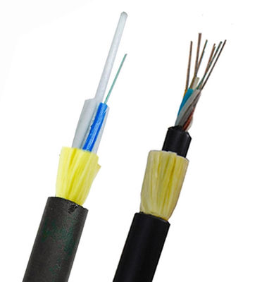 G652D von der Luft alle dielektrische Schwarzes HDPE Hülle ADSS-Lichtwellenleiter-FRP