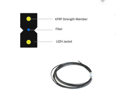 Innenkern G657A1 des Lichtwellenleiters 1 des Faser-FRP LSZH Transceiverkabel Hüllen-Transceiverkabel-FTTH