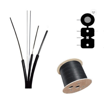 Transceiverkabel-Monomode--Abbildung 8-Lichtwellenleiter G657A1fiber GJYXCH FTTH flaches cbale