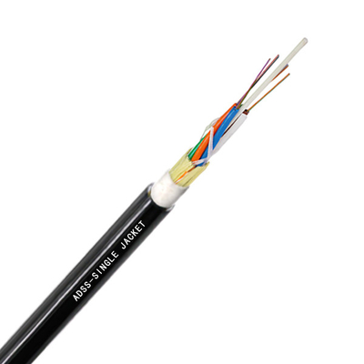 12 Kern einzelner jacketFactory Preis selbsttragender Luft-Lichtwellenleiter Fibra Optica ADSS Spannen-100m ADSS im Freien