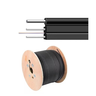GJYXCH FTTH Outdoor Selbsttragendes Drop Cable 2 Core G657A1 Faser Abbildung 8 Glasfaserkabel Stahldraht